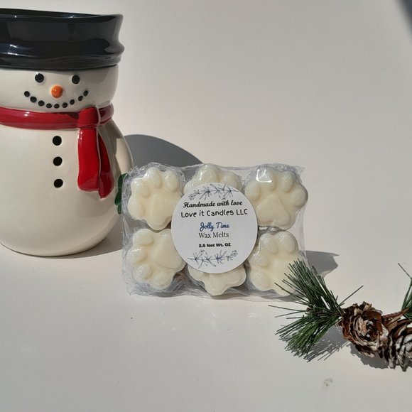 Winter Scented Soy Wax Melts Cinnamon Paw Shape 2.5oz great for gifts - Picture 5 of 5